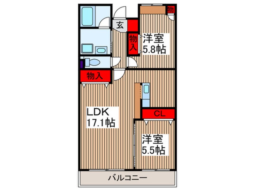 間取図 ロイヤルヒルズ中浦和