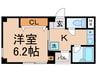 ＬＵＮＡ　ＳＯＬ 1Kの間取り