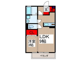 間取図 パティオ参番館