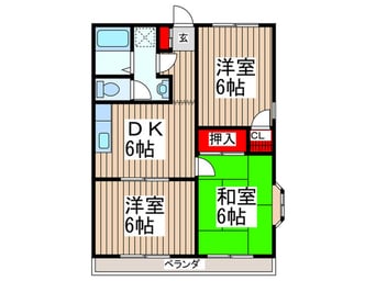 間取図 メゾン杉山