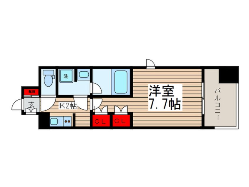 間取図 ラティエラ大島