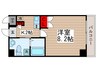 Ｗｅｓｔ　Ｖｉｎｅ　Ⅰ 1Kの間取り