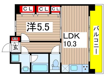 間取図 ヒルフォート常盤