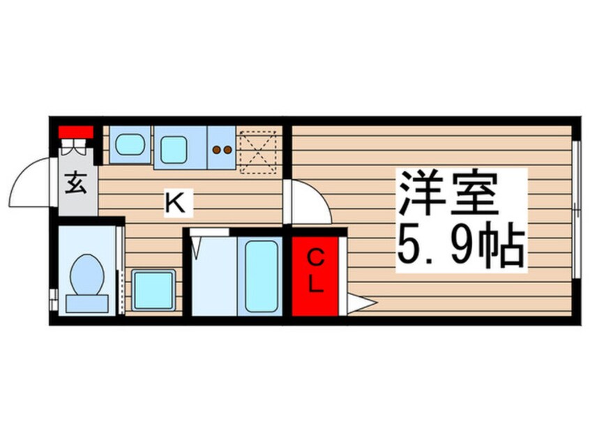 間取図 フェリオ咲が丘