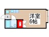 スカイパレス葛西 1Rの間取り