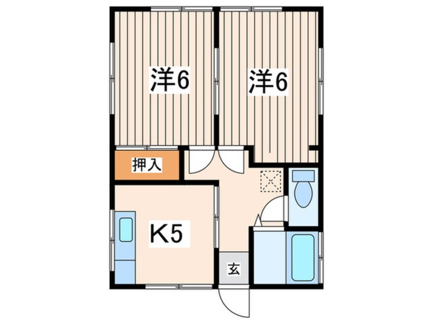 間取図 コーポミキ