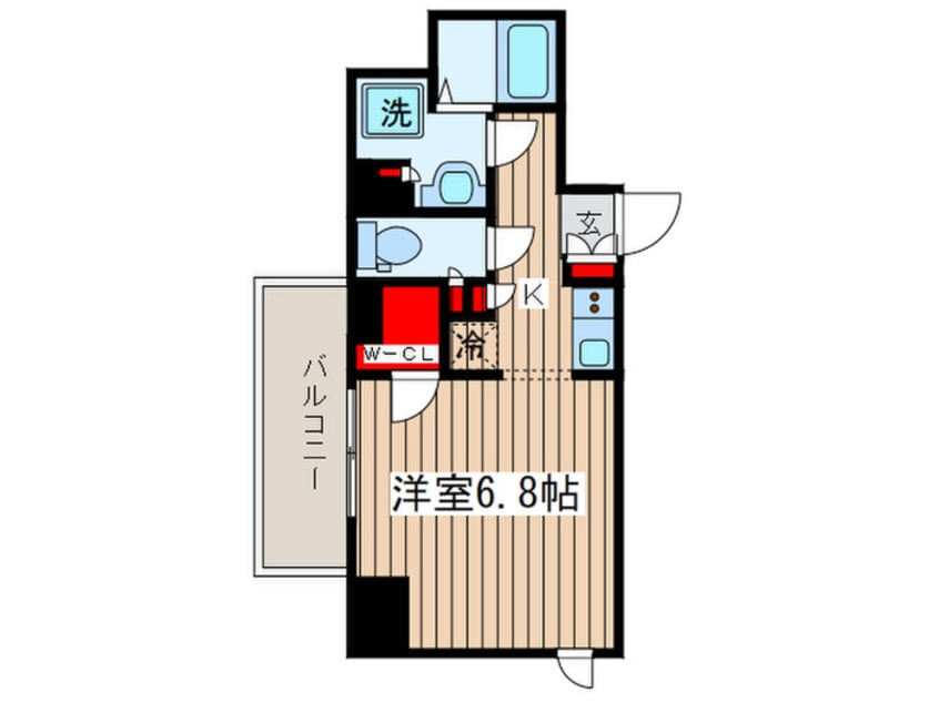 間取図 シェフルール新御徒町Ⅱ