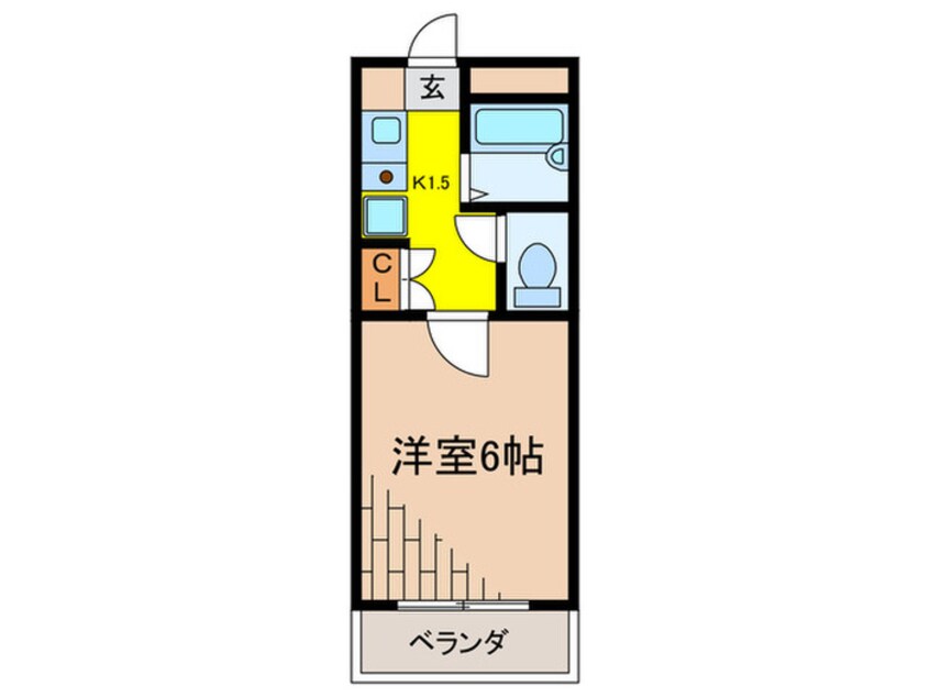 間取図 エクセレント片倉