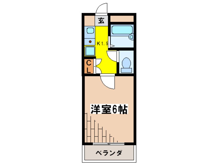 間取図 エクセレント片倉