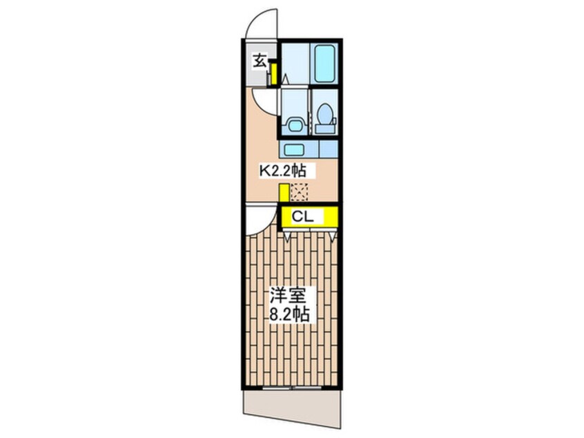 間取図 プルメリア湘南