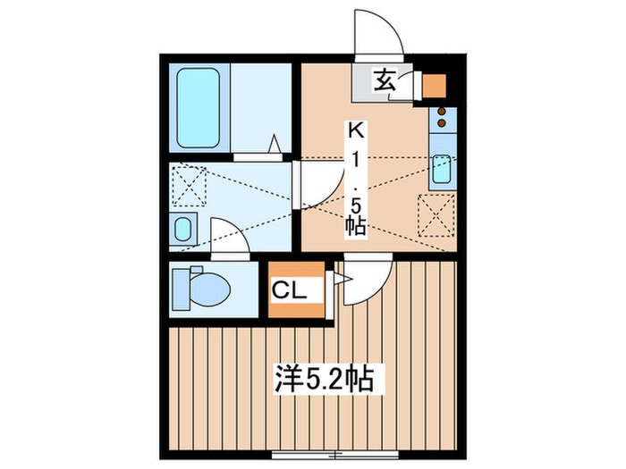 間取り図 Berghaus　Shonan　Tsujido