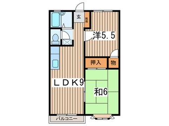 間取図 ティンカ－ベル南林間