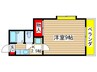 月見ケ丘ハイツ 1Kの間取り