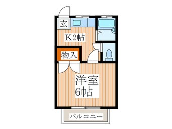 間取図 金子コ－ポ５１号