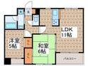 陽光大森マンションの間取図