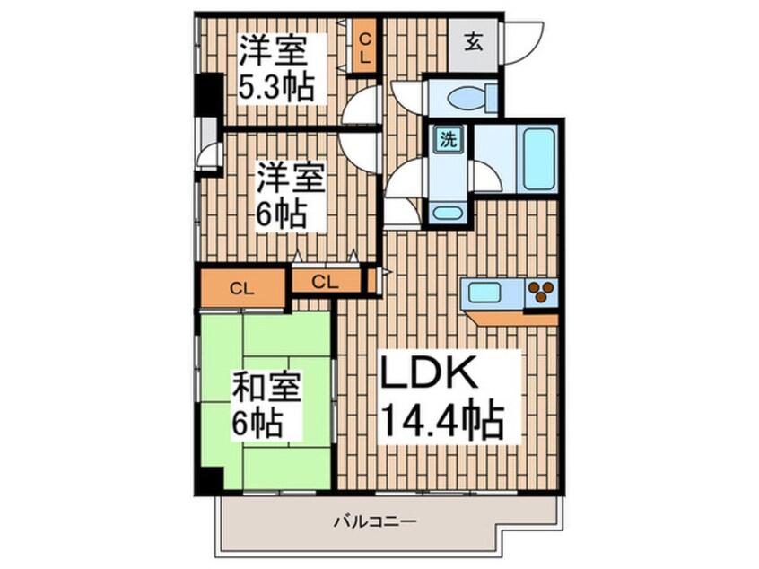 間取図 陽光大森マンション