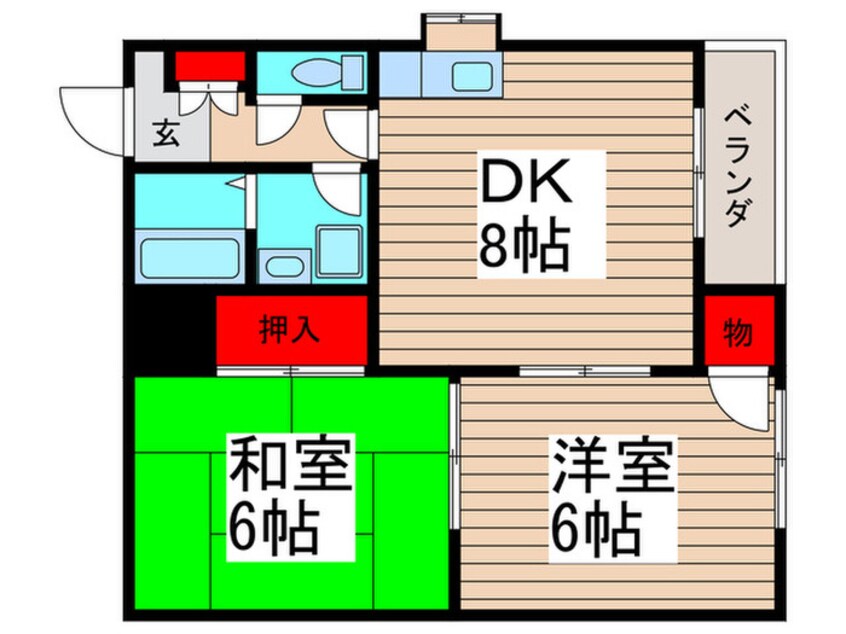 間取図 ＡＫマンションⅢ