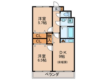 間取図 サンライフ氷川台