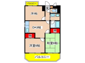 間取図 ＳＵＮ  ＭＫビル第２