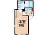 Ｌｏａｃｈ新板橋 1Kの間取り