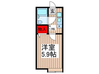 間取図 オ－ネスト六町Ⅰ