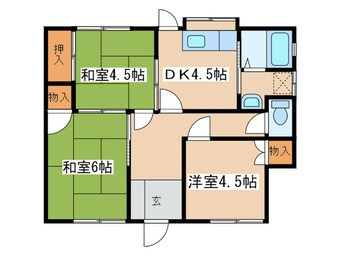 間取図 原様長屋