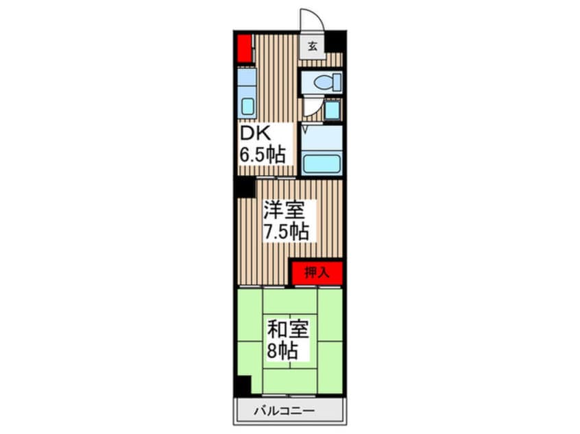 間取図 第１サンビレッジ泉水