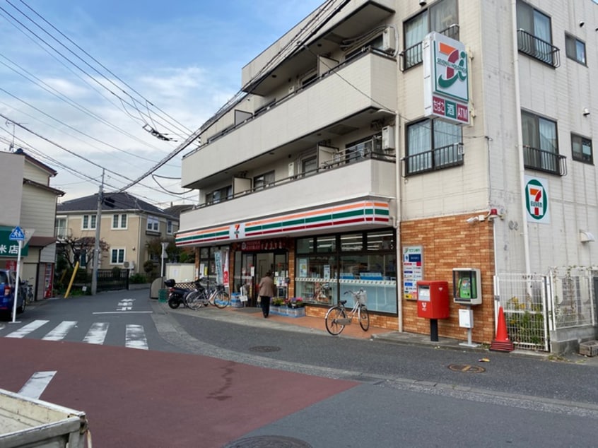 セブン-イレブン 川崎大ヶ谷戸店(コンビニ)まで450m ハラヴィレッジＤ