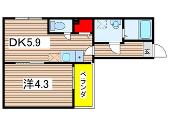 間取図 グラーナ千葉中央