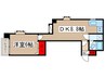 トレシア南大泉 1DKの間取り