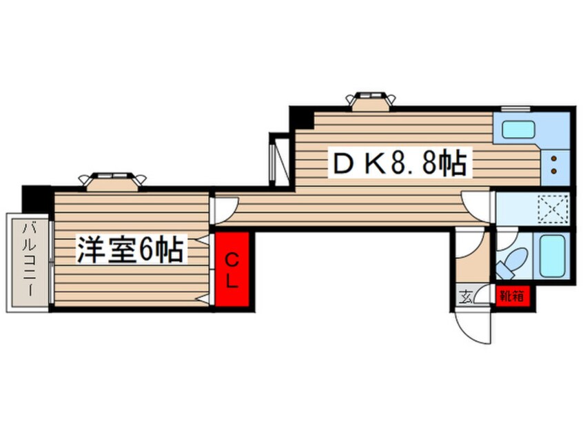 間取図 トレシア南大泉