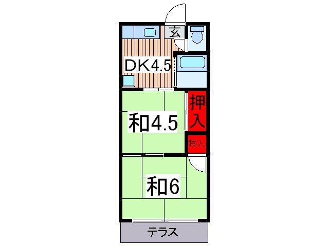 間取り図 コ－ポ北斗