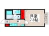 フィフスアベニュー 1Kの間取り