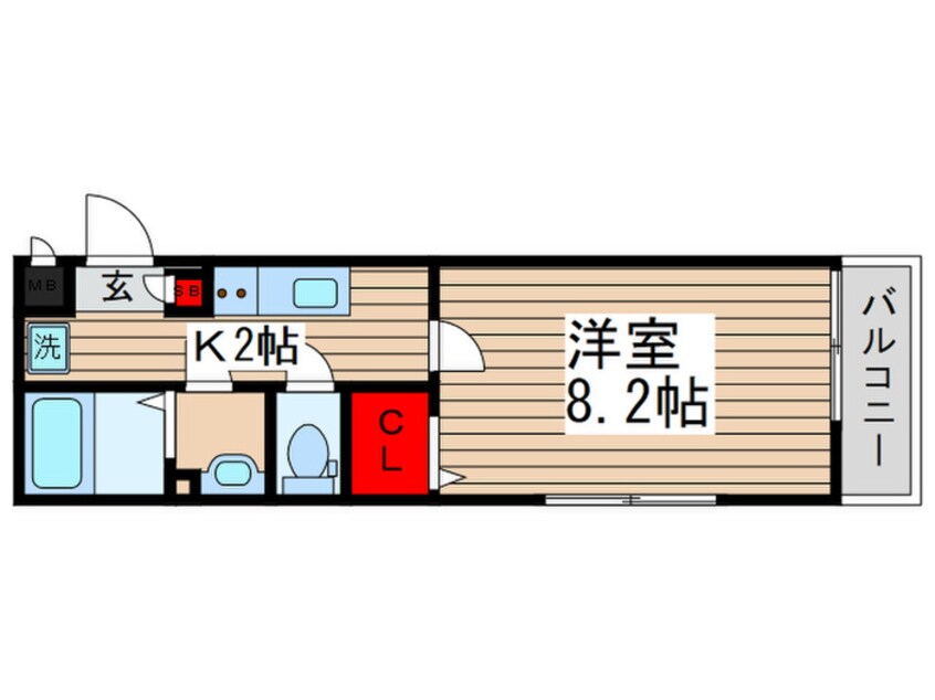 間取図 リブリ・さぎぬま