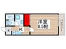 ジュネス亜梨 1Kの間取り