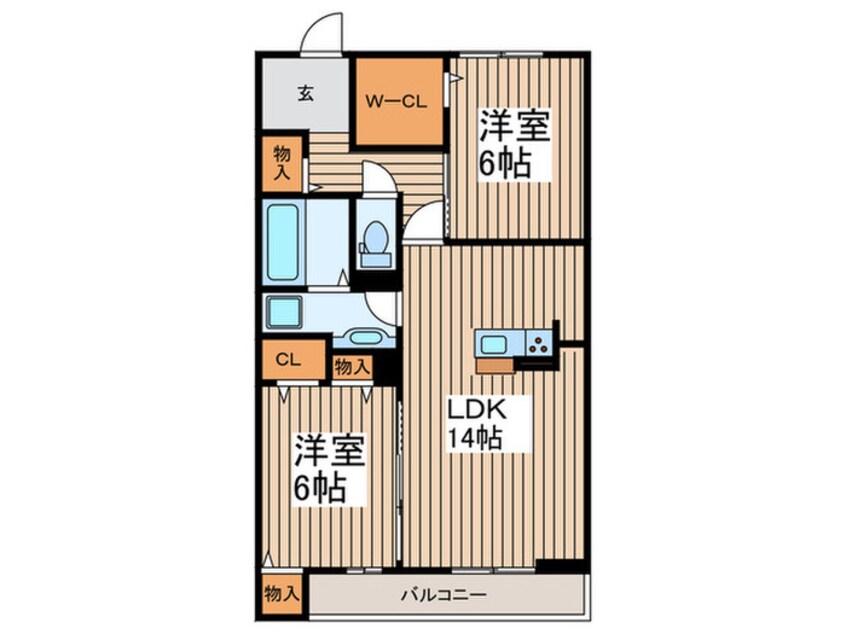 間取図 トタカ東小岩