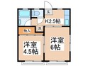 カルム大倉山の間取図