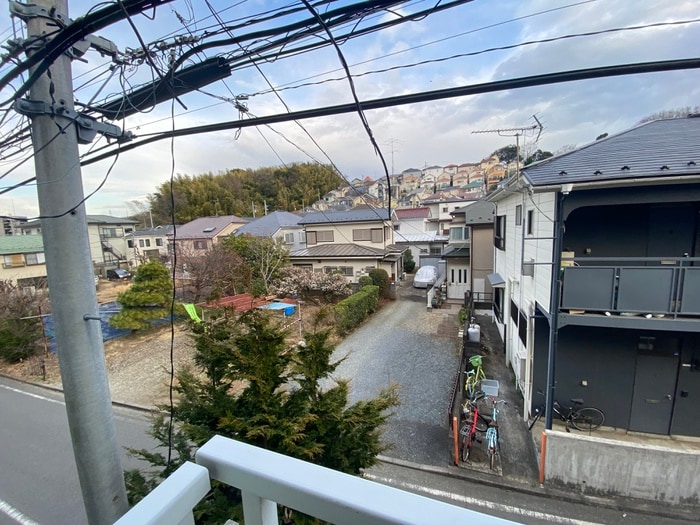 室内からの展望 カルム大倉山