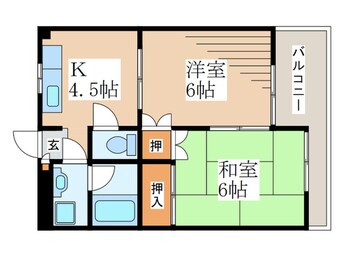 間取図 カーサ　柚木