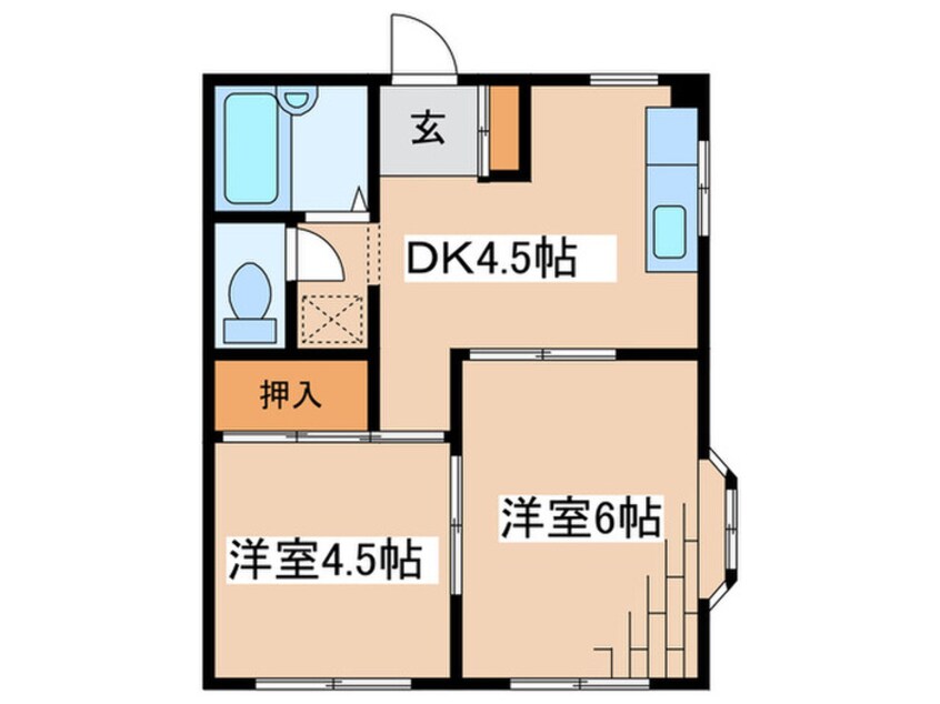 間取図 ウェルコート相生