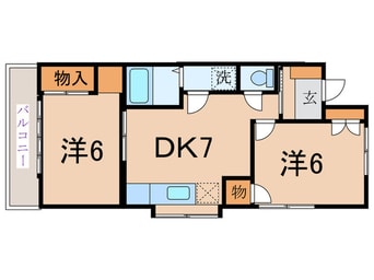 間取図 メルフラッツ