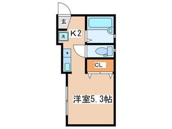 間取図 ＡＰＥＸＳＥＮＧＡＷＡ