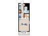 サンビ－ム練馬マンション 1Kの間取り