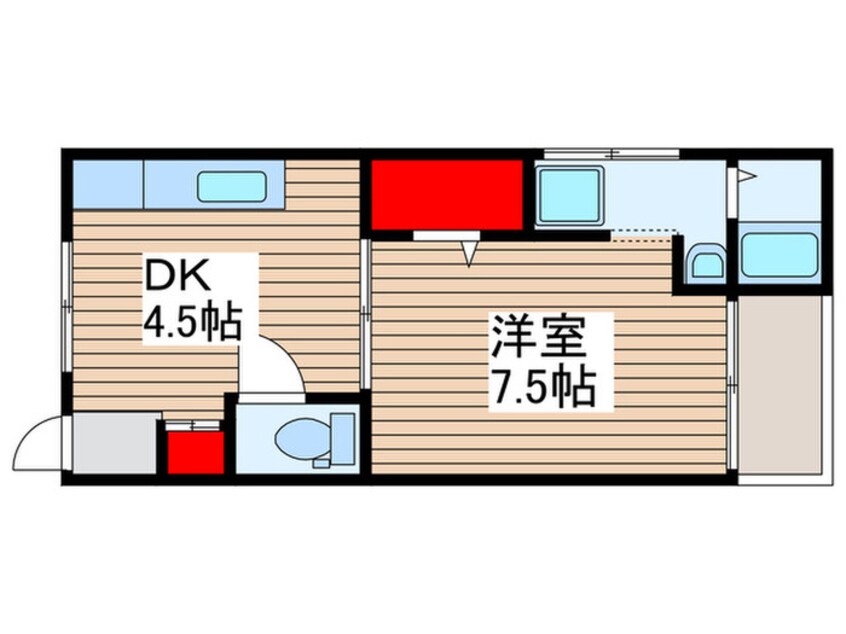 間取図 コーポ誠