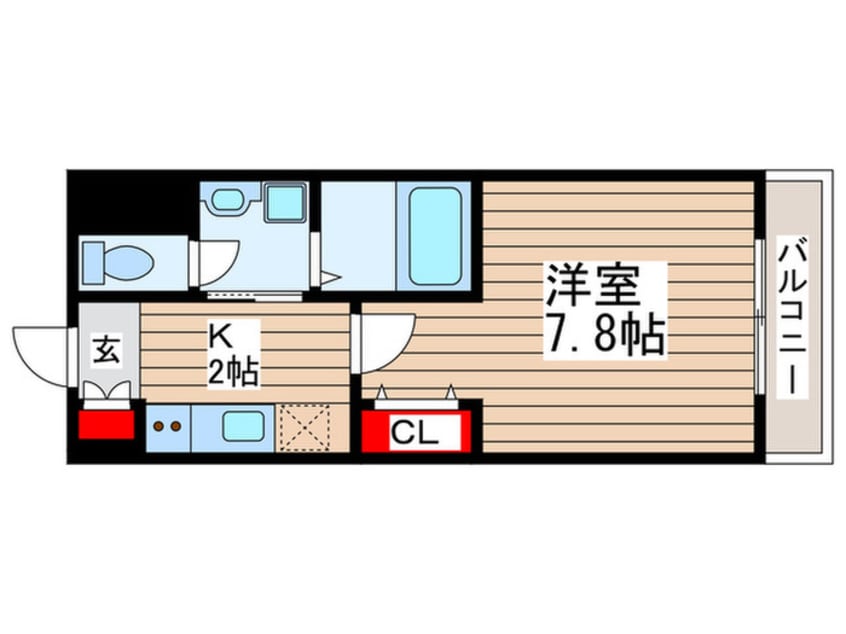 間取図 アテナ幕張