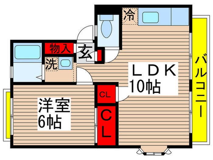 間取り図 パ－クサイドハウスＢ