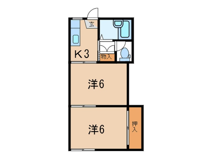 間取り図 南ヶ丘ハイツ