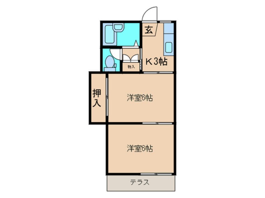 間取図 南ヶ丘ハイツ