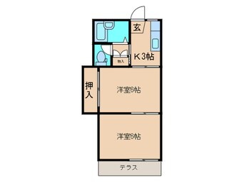 間取図 南ヶ丘ハイツ