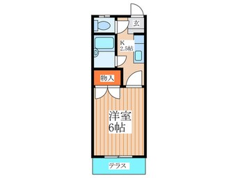 間取図 金子コ－ポ62号